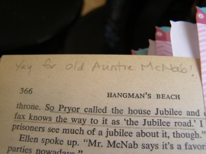 Who knew Auntie McNab had it in her?