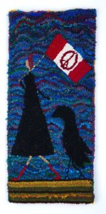 Judy welcoming the Syrian refugees.