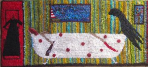 Judy at the end of a hard day.